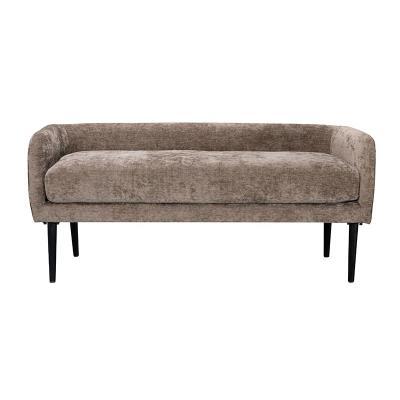 China Contemporary Modern End Bench Bed Stool Velvet Bench Stool Luxury Chenille Stool for sale