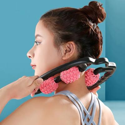 China Bodybuilding Muscle Relaxation Leg Clip Fitness Yoga Massager Durable Customized Roller for sale