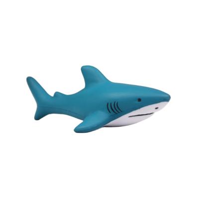 China Toy Professional Shark Stress Reliever Key Chains Soft Silicone Anxiety Toy for sale