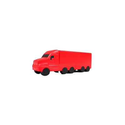 China Toy Lucky Craft PU Foam 15.3X3X4.2cm Anti Stress Ball Truck Shape Soft Toys Reliever Kids Toys for sale