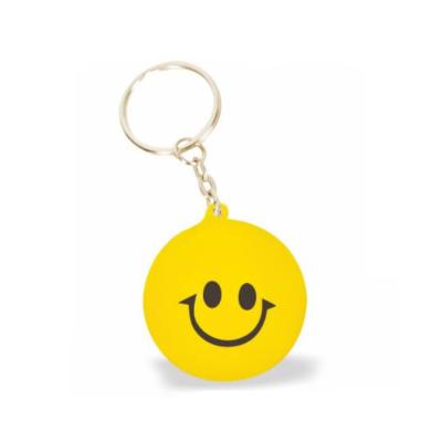 China Promotion Gift Lucky Craft PU Foam 40mm Soft Mini Reliever Toys Form Anti Strain Balls Key Chain for sale