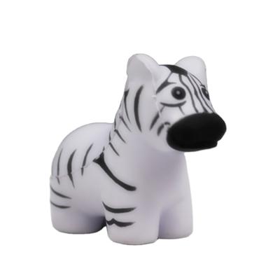 China Toy Lucky Craft Soft PU Foam 11.3x5.2x9.3cm Stress Reliever Gift Zebra Stress Ball for sale