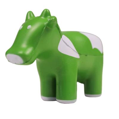 China Toy Lucky Craft Soft PU Foam 11.3x4.8x6.5cm Soft Relieve Toy Cow Stress Ball for sale