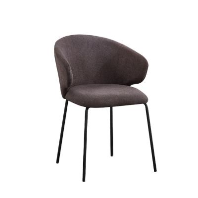 China Free Sample Wholesale Nordic Cooling Room Furniture Velvet Modern Luxury Dining Chairs With Metal Legs for sale