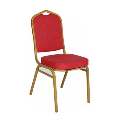 China Modern High Quality Factory Wholesale Metal Hotel Wedding Banquet Custom Hot Selling Stackable Dining Chairs for sale