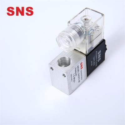 China Hotels SNS 2V Series Control Parts 2 Way Normally Closed Direct Acting Pneumatic Solenoid Valve for sale