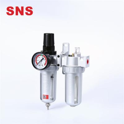 China Hotels SNS SFC Series Air Filter Regulator Lubricator F.r.l Pneumatic Air Source Treatment Unit for sale