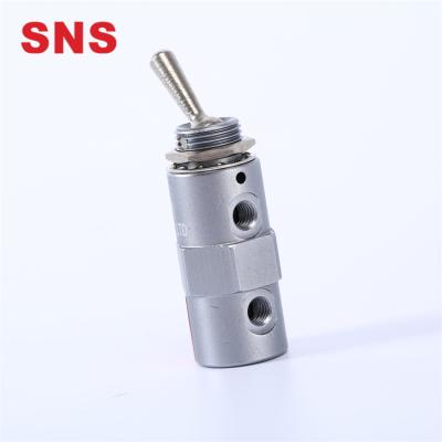 China Hotels Shl Manual Return Type - 2 Port 3 Way Normal Shut Button Pneumatic Switch for sale