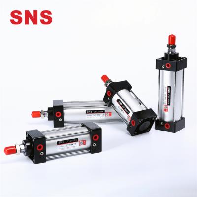 China Hotels Sns SC Series Acting Standard Piston Double Air Standard Pneumatic Cylinder for sale