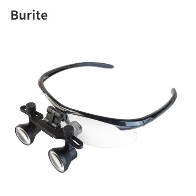 China New Small Flip-Up Metal Lenses Dental Loupes For Adjusting Interpupillary Distance Of Left And Right Eyes Separately (21B-2.5X) for sale