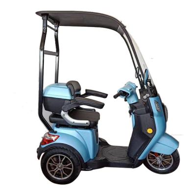 China Unisex Cheap Disable 3wheel Convenient Outdoor Tricycle Electric Mobility Scooters With Roof for sale