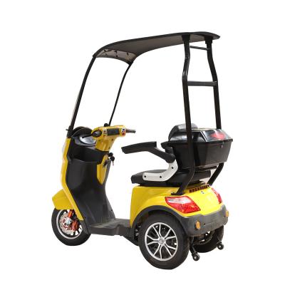 China Unisex Outdoor 3 Wheel Electric Tricycle Power Elderly Disabled Disabled Electric Mobility Scooter With Canopy for sale