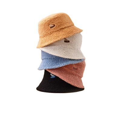 China Fashion\Comfortable reversible hat\Durable 2021 gorros du pescador OEM/ODM velor fabric thermal fleece winter bucket hat fisherman hat for sale