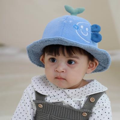 China Picture topi bayi bucket OEM/ODM 1-3 years toddler baby embroidery logo bucket hat unisex custom designer famous brand buckethat for child for sale