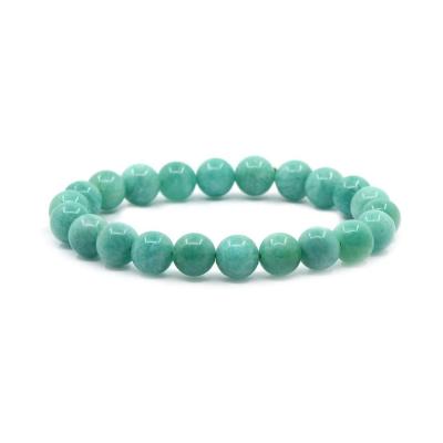 China Amazonite Genuine BOHEMIA Bracelet Natural Brazilian Gemstone Beads Bracelet for sale