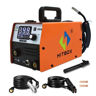 China HITBOX MIG Welder HBM200 IGBT Inverter Gasless Gasless Welding Machine for sale