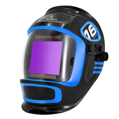 China Welding Helmet And Switch Power Battery HITBOX Lightweight Dark Weather Adjustable LY800F 335*235*230mm for sale