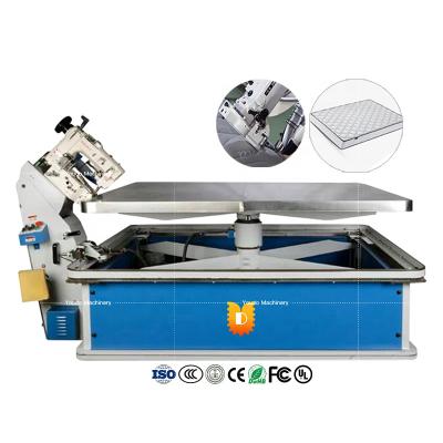 China Hotels Semi Automatic Border Decoration Closing Equipment Industrial Side Quilting Trimming Machines Mattress Tape Edge Sewing Machine for sale