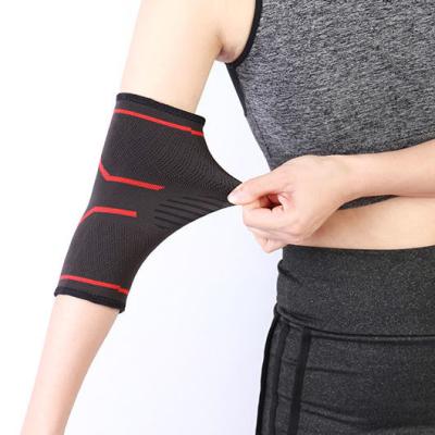 China Durable Black Neoprene Support Elbow Wrap Braces For Elbow Compression Sports for sale