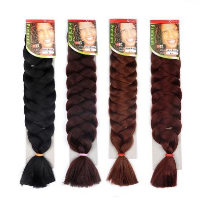 China Synthetic Super Fiber X Pressure 82 Inch 165g Elephant Braids Yaki Synthetic Braiding Hair Extension for sale