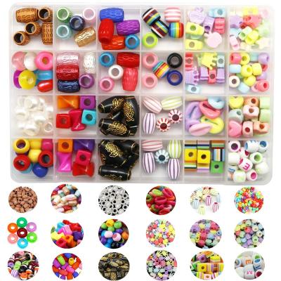 China Fashion 215 PCS Braid Jewelry For Hair Set Dreadlocks Decor Bead Hair Braid Accessories for sale