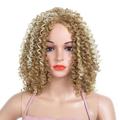 China Libertine Curl Afro Bouncy Fluffy Libertine Curly Synthetic Wig 20 Inches for sale