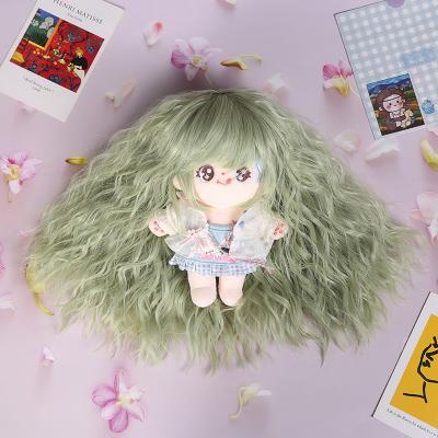 China DIY TOY Wholesale Green Cheap Braided 13 Inch Head Perimeter Doll Wig For American Girl Doll for sale