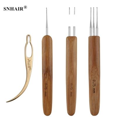 China SNHAIR Easy To Use Dreadlocks Crochet Hair Locs Crochet Lock Needle Steel Crochet Hook For Braiding Craft for sale