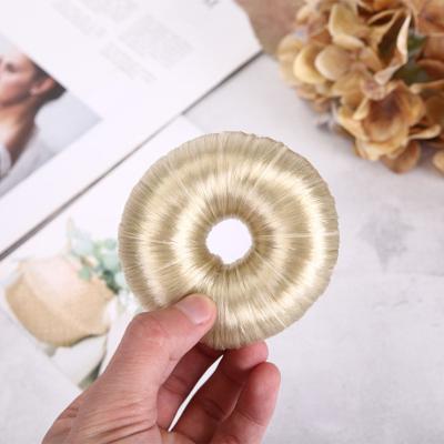 China Good Quality Handmade Synthetic Hair Feeling Donut Bun Hair Pieces Bun SHT536 for sale