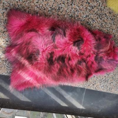 China High Quality Auto Upholstery Raccoon Fur Hides Dyed Colors Chinese Genuine Raccoon for sale