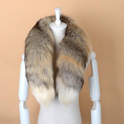 China New Fox Anti-wrinkle Fur Scarves Cheap Ladies Volume Soft Fox Tails Scarves Winter Warm Scarf for sale