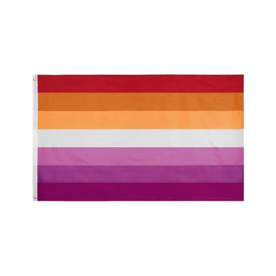 China Health Care Institutes Wholesale Custom Pride Month Celebrations Pride Month Celebrations LGBTQ Support Polyester LGBT Rainbow Banner 3x5 Ft Lesbian Pride Flag for sale