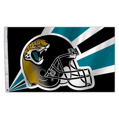 China Healthcare Institutes NFL Team Flag Factory Wholesale Digital Printing 3x5ft 100% Polyester Jacksonville Jaguars Custom Flags for sale