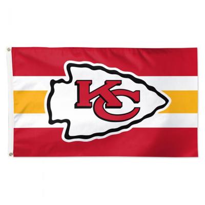 China Factory Wholesale Healthcare Institutes Digital Printing 100% Custom Polyester Kansas City Chiefs Nfl Team Flags 3x5 ft Flag for sale