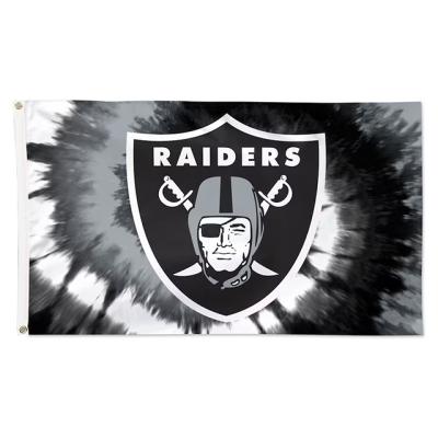 China Health Care Institutes Wholesale High Quality Custom 3x5ft Super Bowl Football Teams NFL Flag 100% Polyester Las Vegas Raiders Flags for sale