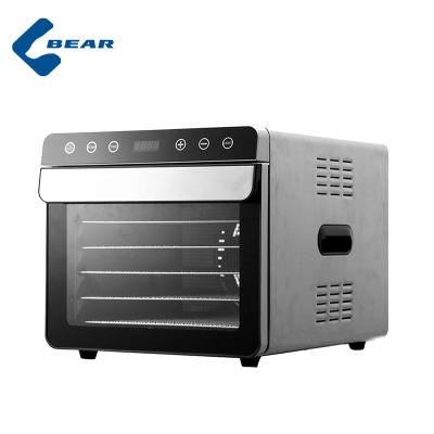 China Factory sale hot commercial 6 trays dehydrator stainless steel meat food fruit drying machine vegetable dryer for sale