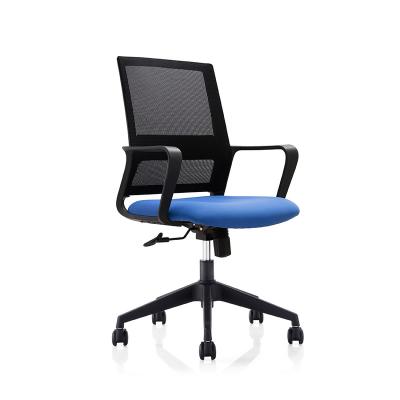 China High Quality Cheap Mesh Staff Chair Revolving Home Writing Chair With PP Armrest for sale