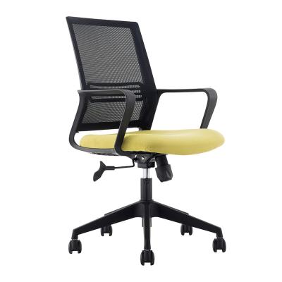 China Modern Rotating Office Furniture Rotating High Tech Mesh Staff Chair Computer Swivel Chair for sale