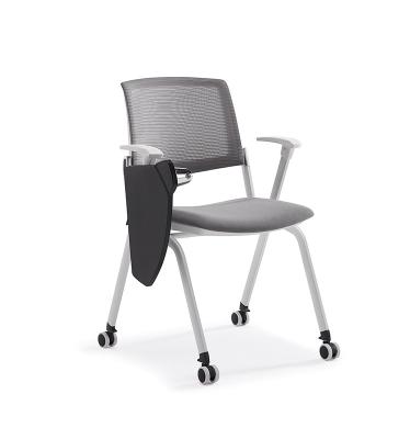 China (Height)Adjustable Mesh Office Conference Room Chair Student School Chair With Notepad for sale