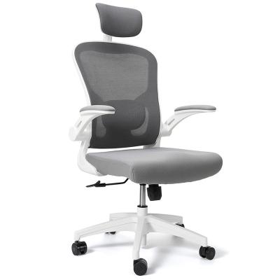 China (Size) 2022 Adjustable Office Swivel Chair High End Ergonomic Mesh Computer Chair Furniture for sale