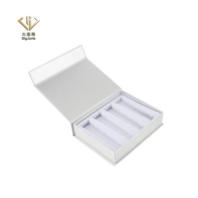 China Recycled Materials Cardboard Folding Paper Magnetic Gift Box Custom Design White Cardboard Printed Paper Packaging Luxury Style for sale