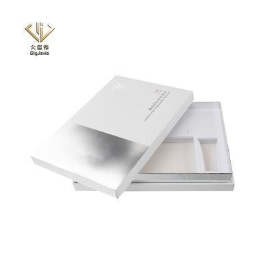 China Gray Paperboard Gift Box Factory White Recyclable Wholesale Paper Packaging To Custom Design Printed Lid And Raw Paper Box for sale