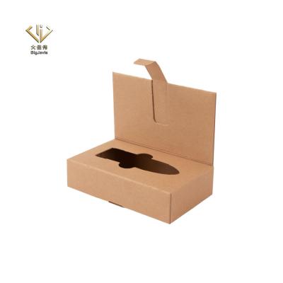 China Wholesales Handmade Recycled Cosmetic Packaging Box Custom Environmental Gift Logo Design Printed Packaging Box Brown Packaging Paper Box for sale