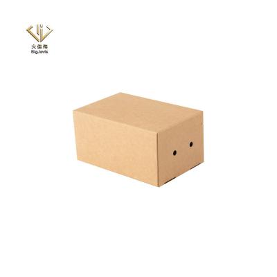 China Custom Recyclable Logo Design Printed Packing Box Brown Packaging Paper Box Recycled Craft Art Product Cardboard Package for sale