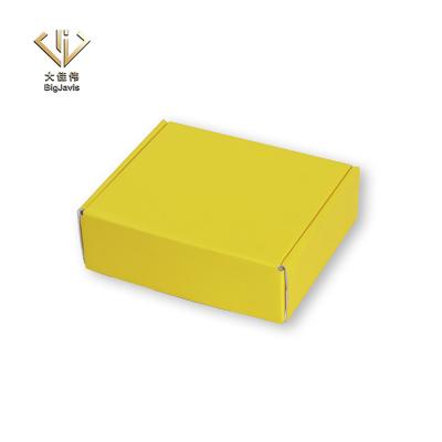 China Custom Logo Printed Mail Boxes Recyclable Cardboard Corrugated Kraft Paper Box Eco Friendly Paper Cardboard Shipping Box for sale