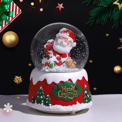 China 2023 Snow Falling People Art Christmas Decorations Ski Christmas Tree With Music With Lights Hotel Decorations Home Decorations To Commemorate for sale