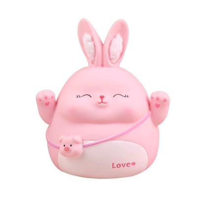 China Wholesale Children's Rabbit Trumpet Piggy Bank Home Decor Piggy Bank Materials Eco-friendly Creative Gifts Holiday Gifts Activities for sale