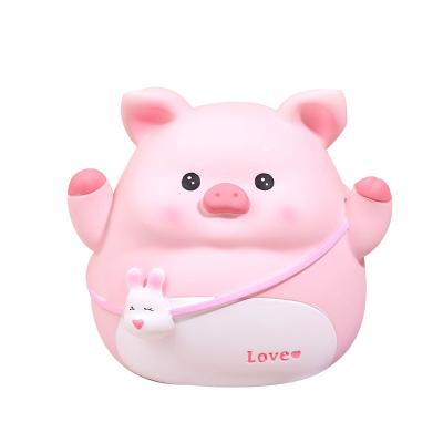 China Large Pink Children's Piggy Bank Home Decor Wholesale Materials Piggy Bank Eco-Friendly Creative Gifts Holiday Gifts Activities for sale