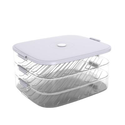 China High Quality Food Grade Freshware Plastic Food Container Widely Used Airtight Storage for sale