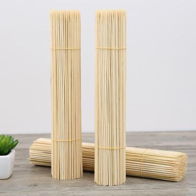 China 3.5mm*20cm Wholesale Bamboo Skewer Bamboo BBQ Stick Cotton Candy Stick Marshmallow Kabab Kebab Easily Cleaned Bamboo Skewer for sale